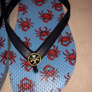 Tory Burch flip flops size 8
